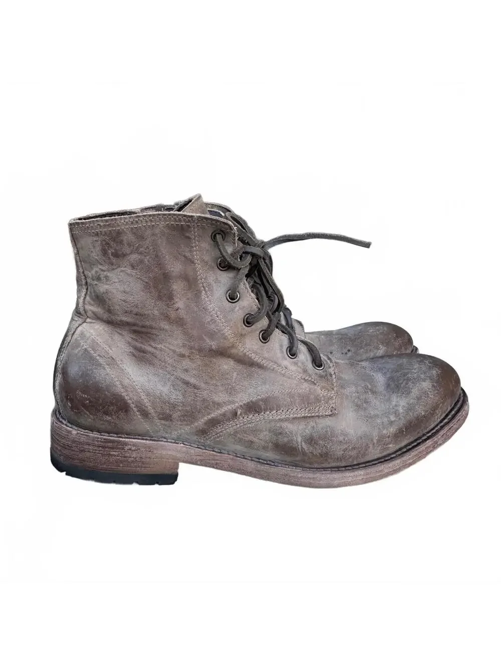 Freebird Pendleton Low Heeled Leather Boot Tan Size 13